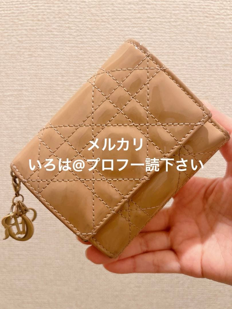 Dior レディディオール ロータスウォレット 折り財布