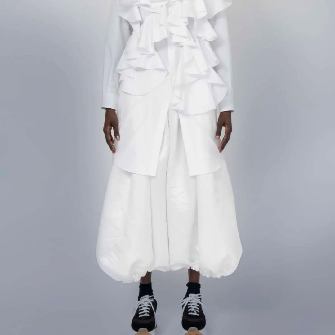 さ*中様 コムデギャルソンコムデギャルソン バルーンパンツ　2023ss 白