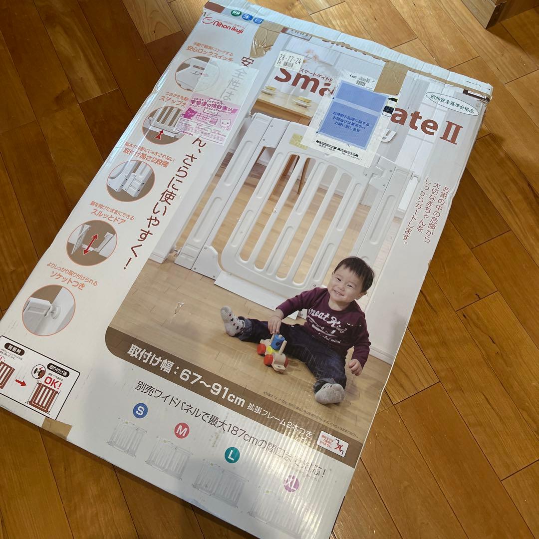 スマートゲイト2 拡張パネルM セット　日本育児　ミルキー