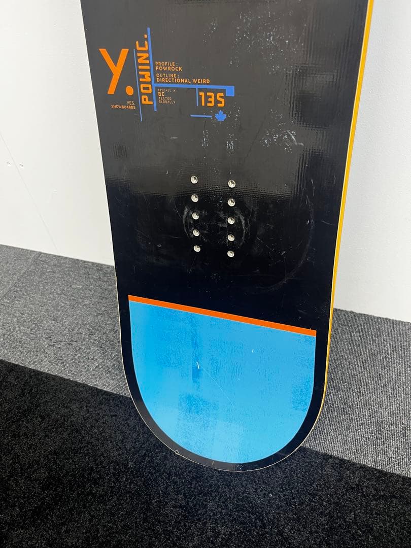 YES POW INC. 135cm　パウダーボード　スノーボード　板