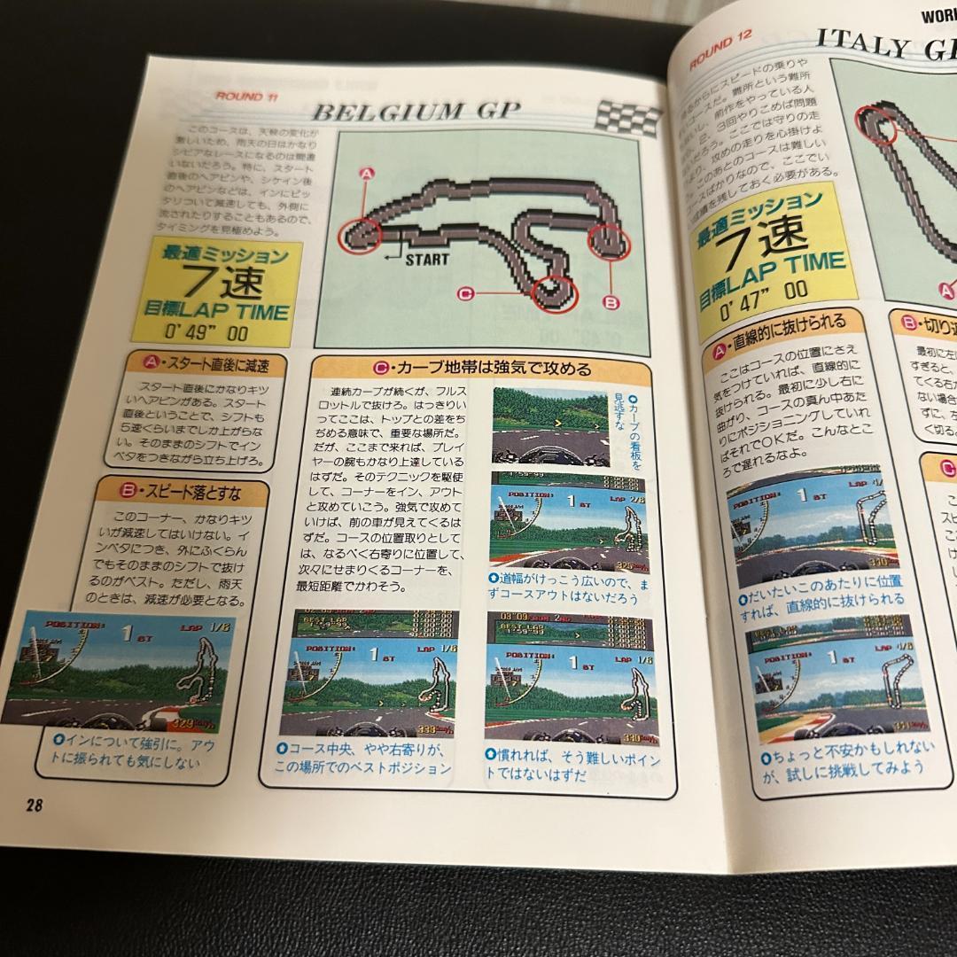 SEGA セガ アイルトン・セナ スーパーモナコGP2 攻略本付き（雑誌付録）
