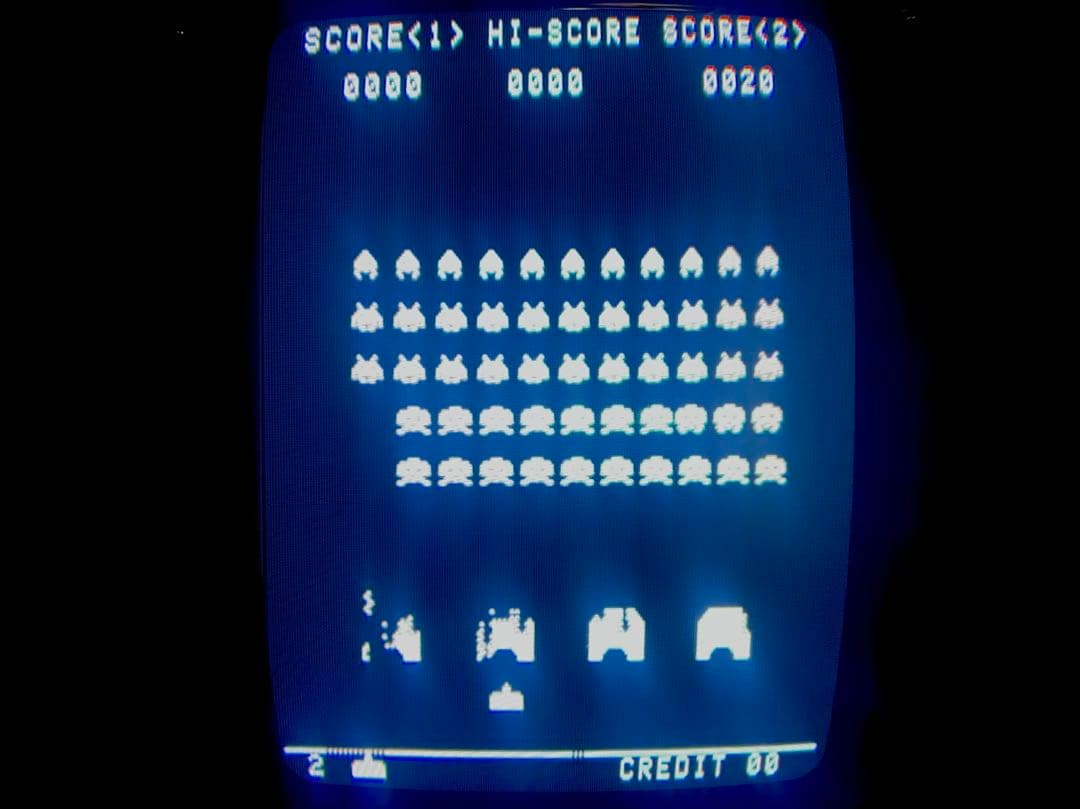 基板 基盤 スペースインベーダー 白黒 タイトー アップライト INVADER