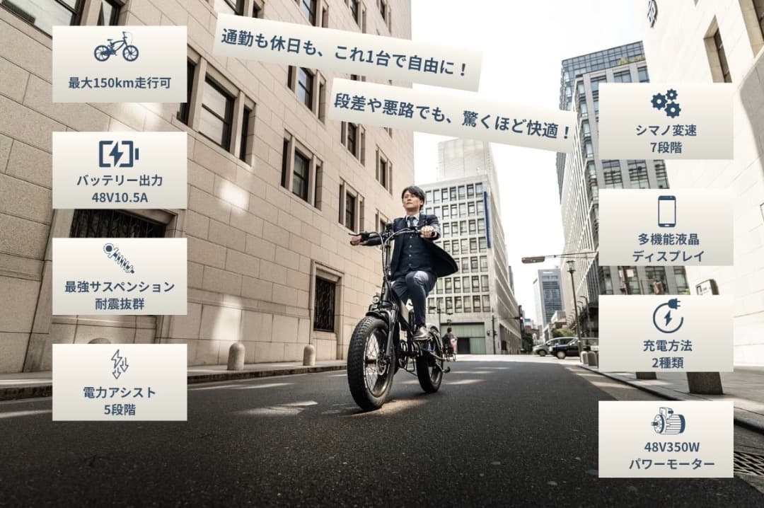 【新品】電動アシスト自転車　e-bike 　20インチ　折りたたみ式