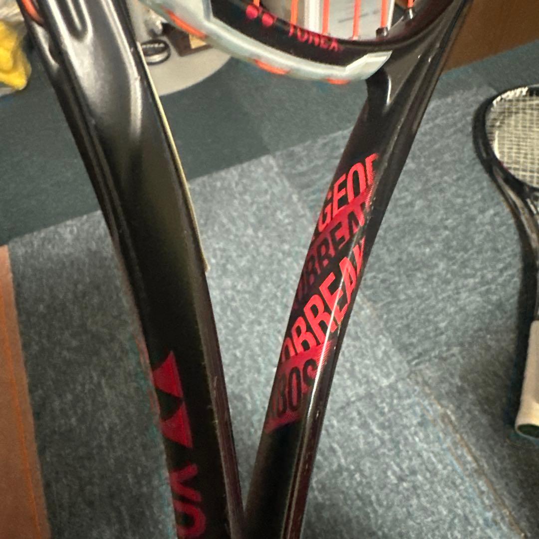 YONEX ジオブレイク　ソフトテニス　ラケット　軟式　激安　赤　ヨネックス