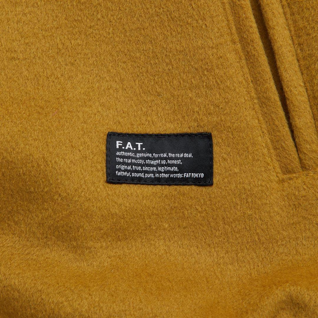 新品 エフエーティー スタジャン スタジアムジャケット マスタードFAT