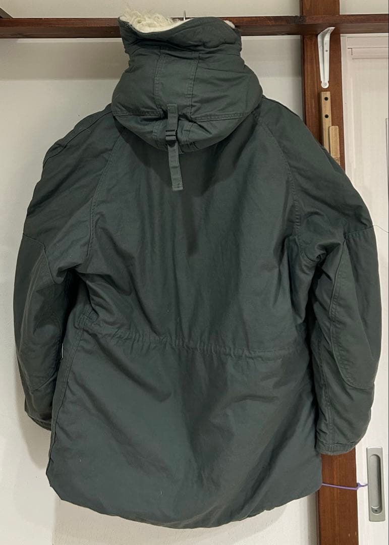 良品　米軍実物 N-3B フライトパーカー L GREENBRIER製　n3b