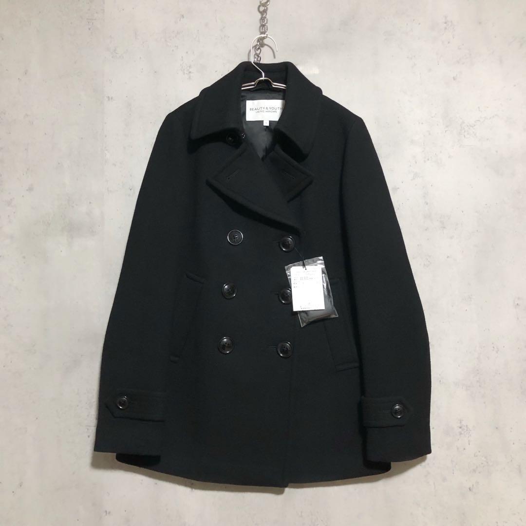 新品タグ付　BEAUTY&YOUTH ユナイテッドアローズ メルトンPコート