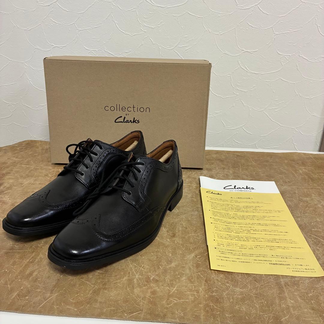 革靴　Clarks Collection Tilden Wing 24.5cm