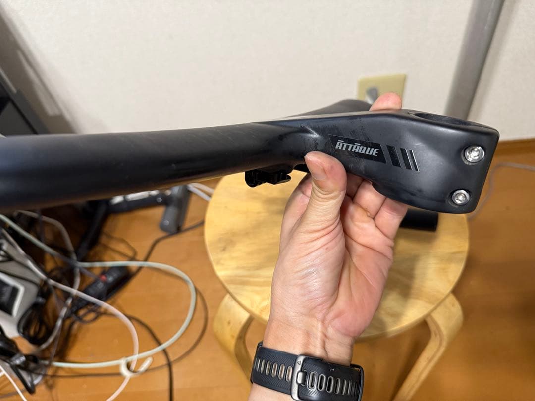 【年末年始限定価格】gusto カーボン一体型ハンドル 420/100mm 8°