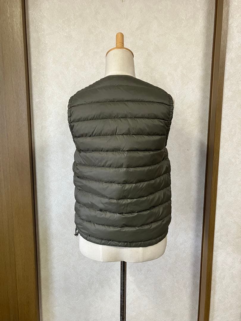 ♡美品DANTON ダウンキルティングベスト オリーブカーキ