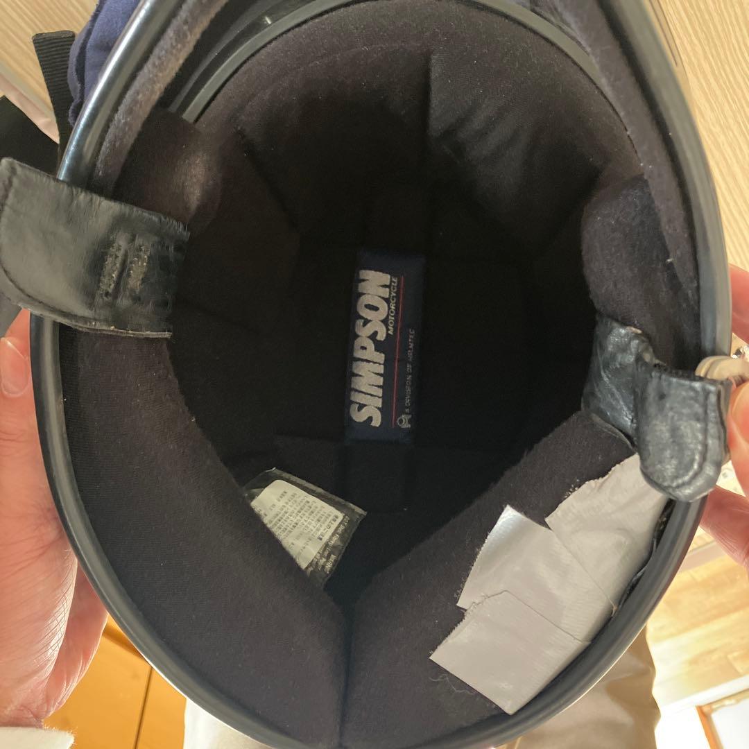 SIMPSON 黒 フルフェイス Mサイズ 57cm BANDIT2