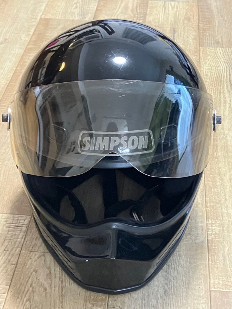 SIMPSON 黒 フルフェイス Mサイズ 57cm BANDIT2