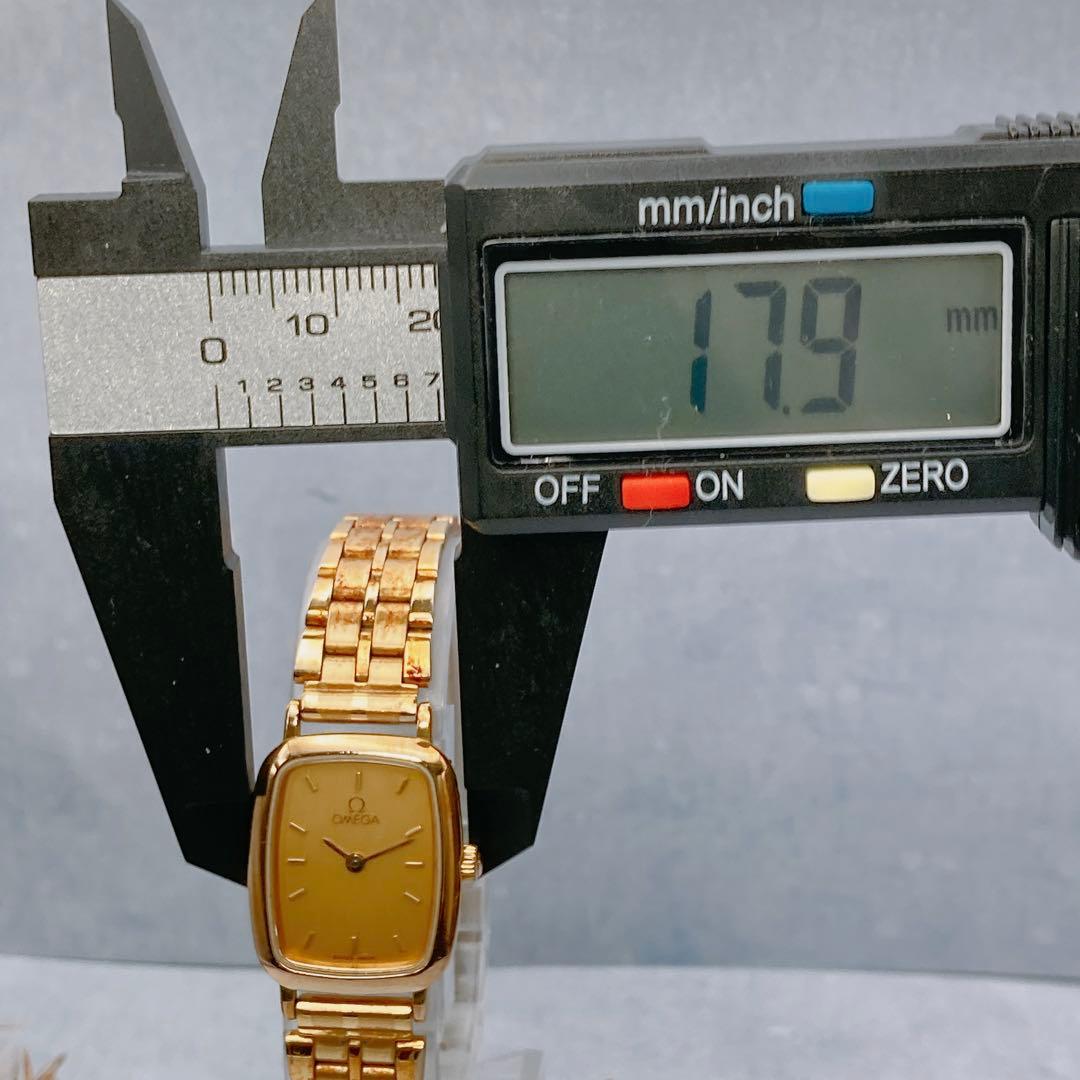 稼動品✨OMEGA オメガ Deville デビル レディース 腕時計　ゴールド