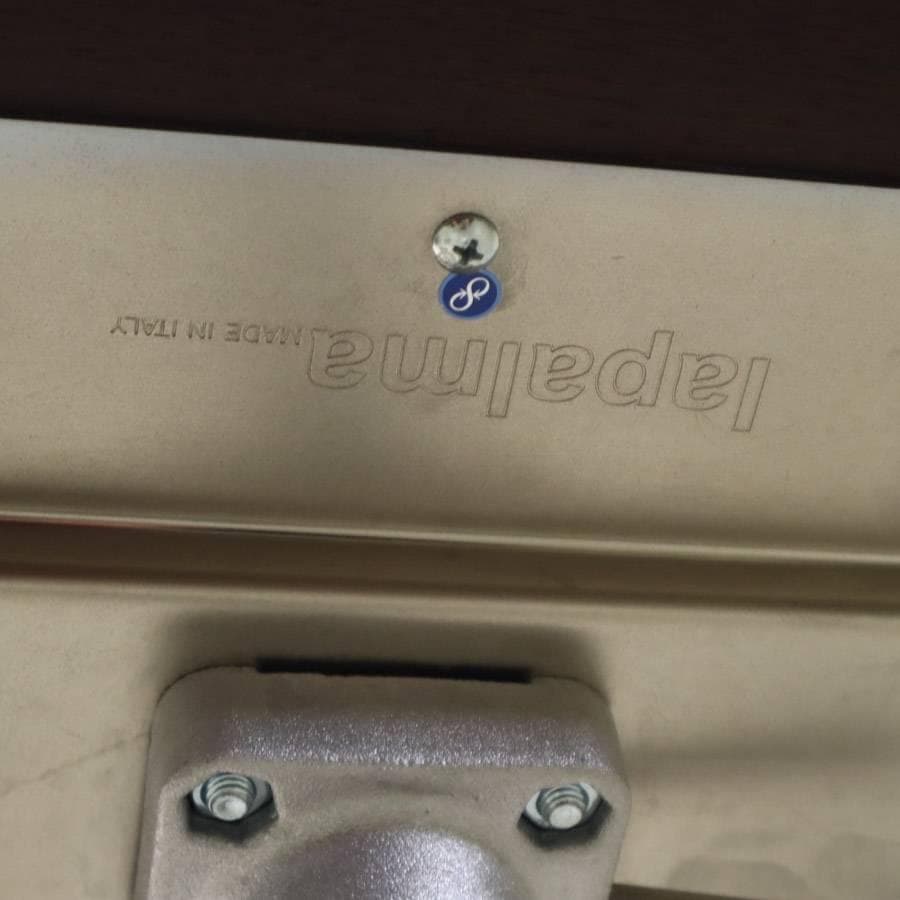 はなこ様6の3ラパルマ レム ハイスツール 板座 オーク突板 ブラウン昇降回転9