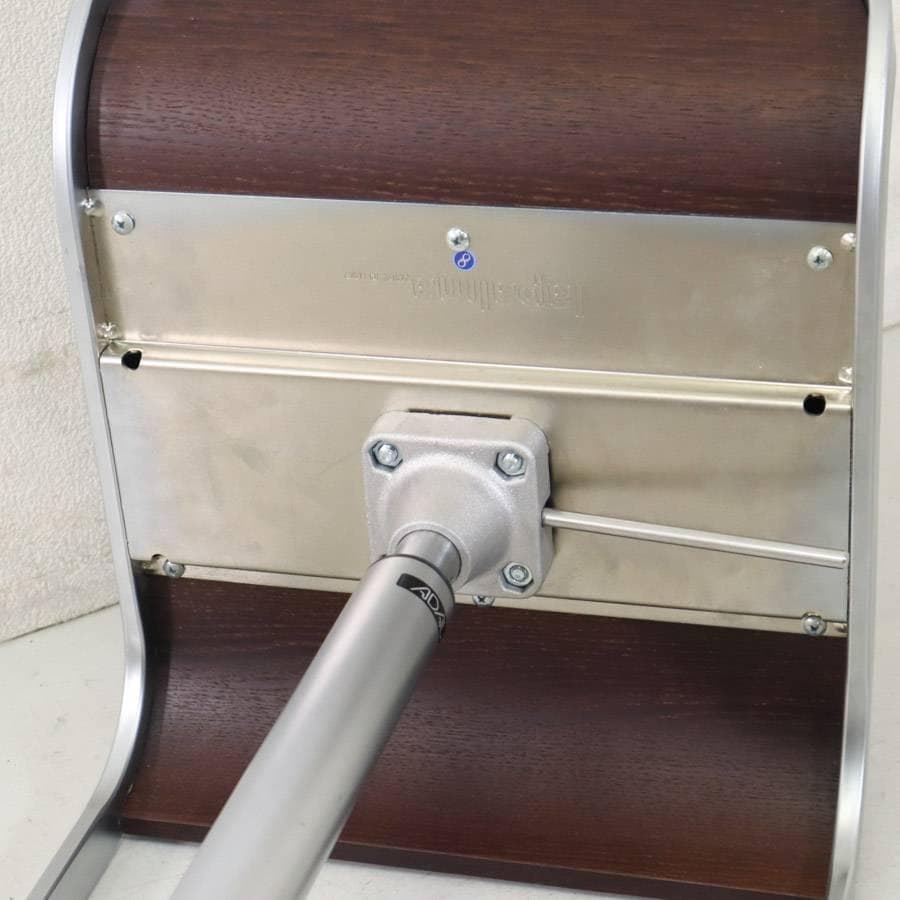 はなこ様6の3ラパルマ レム ハイスツール 板座 オーク突板 ブラウン昇降回転9