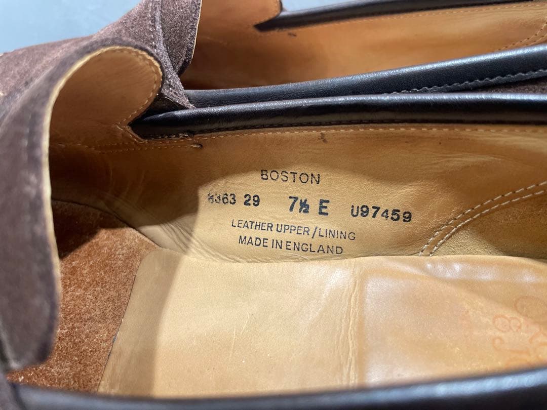 Crockett&Jones Boston ブラウンスエード