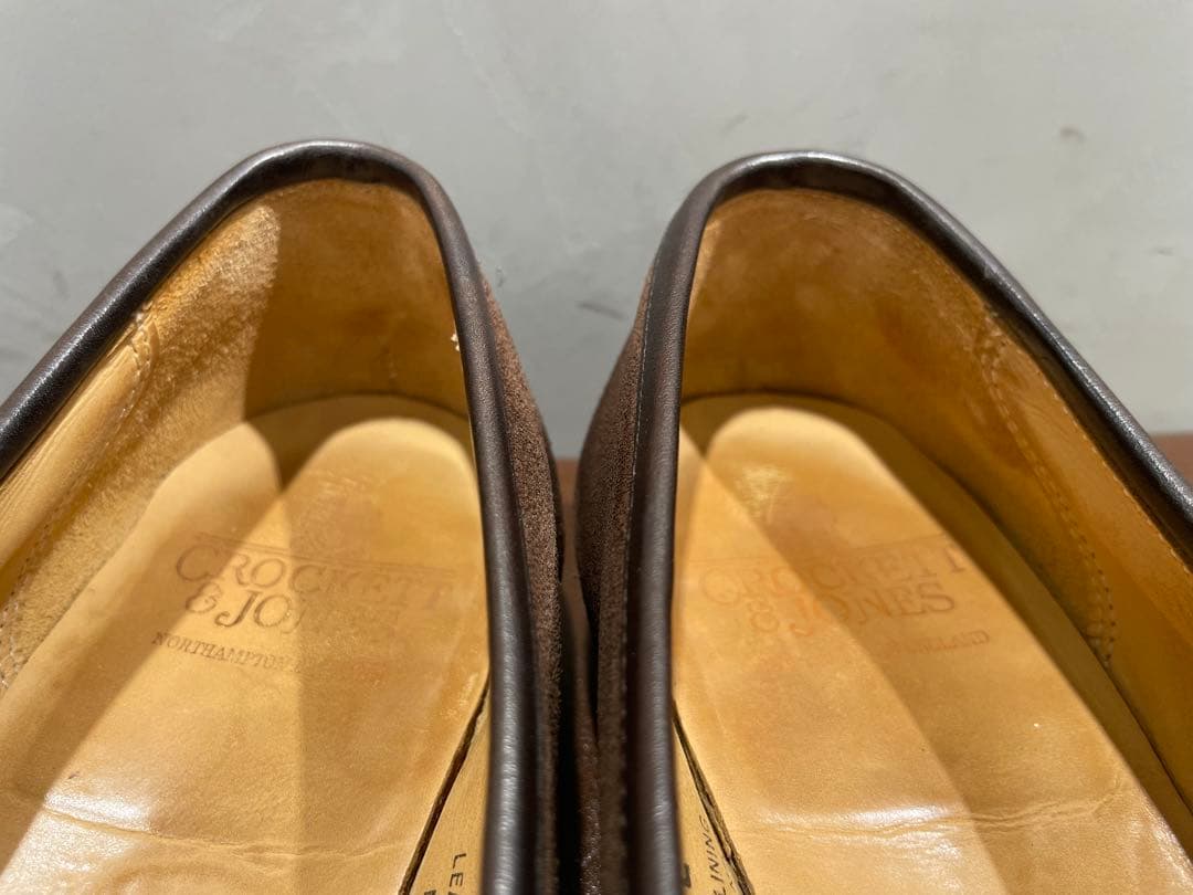 Crockett&Jones Boston ブラウンスエード