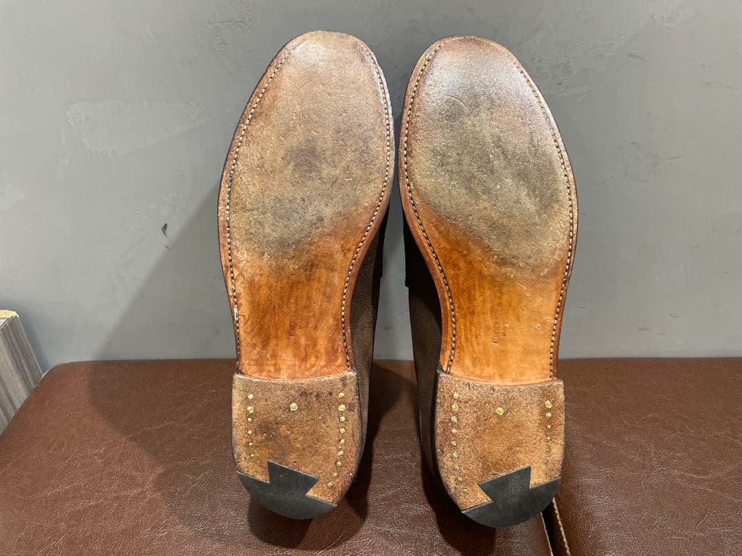 Crockett&Jones Boston ブラウンスエード