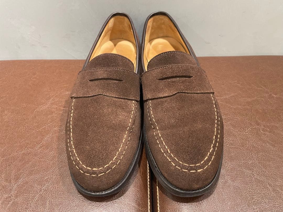 Crockett&Jones Boston ブラウンスエード