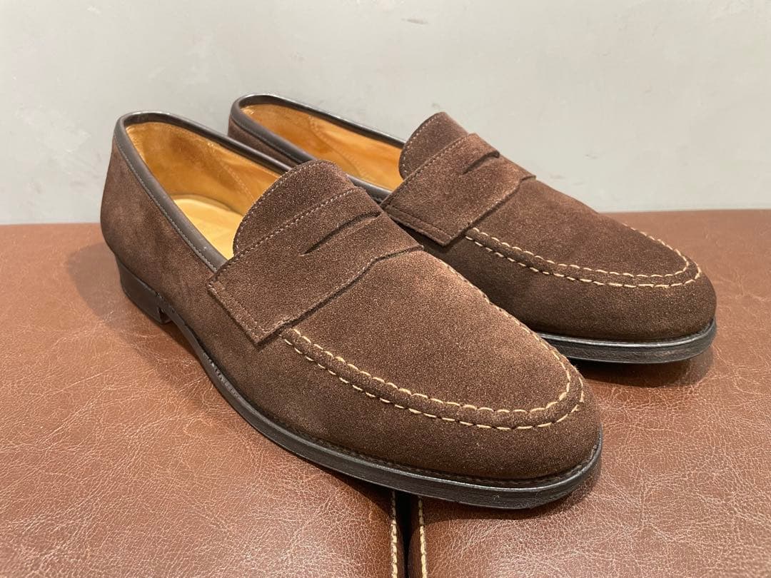 Crockett&Jones Boston ブラウンスエード