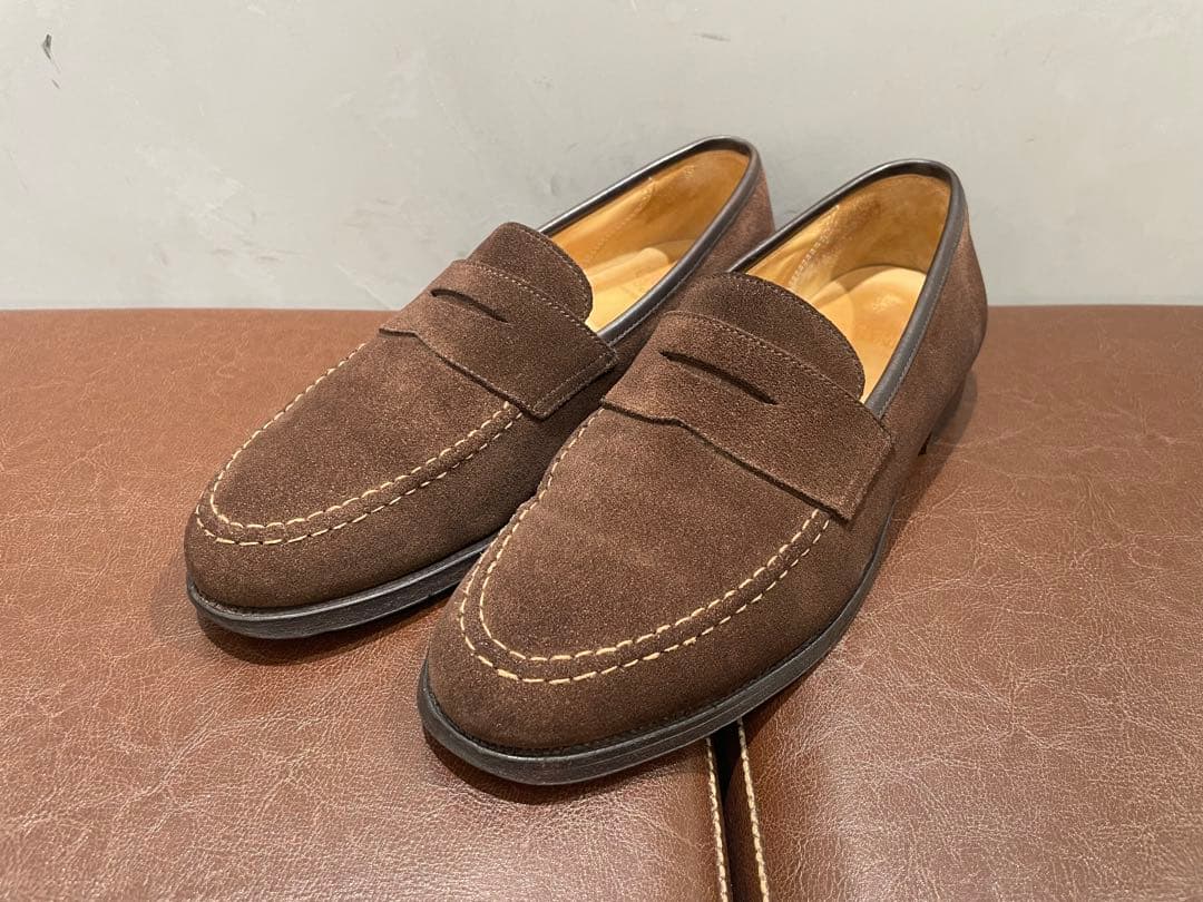 Crockett&Jones Boston ブラウンスエード