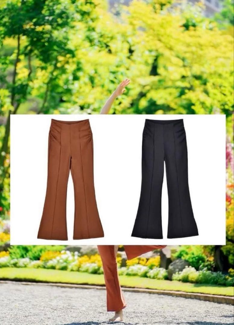 新品タグ付　【SUKALA】 スリットフィットレギンス Ｌサイズ