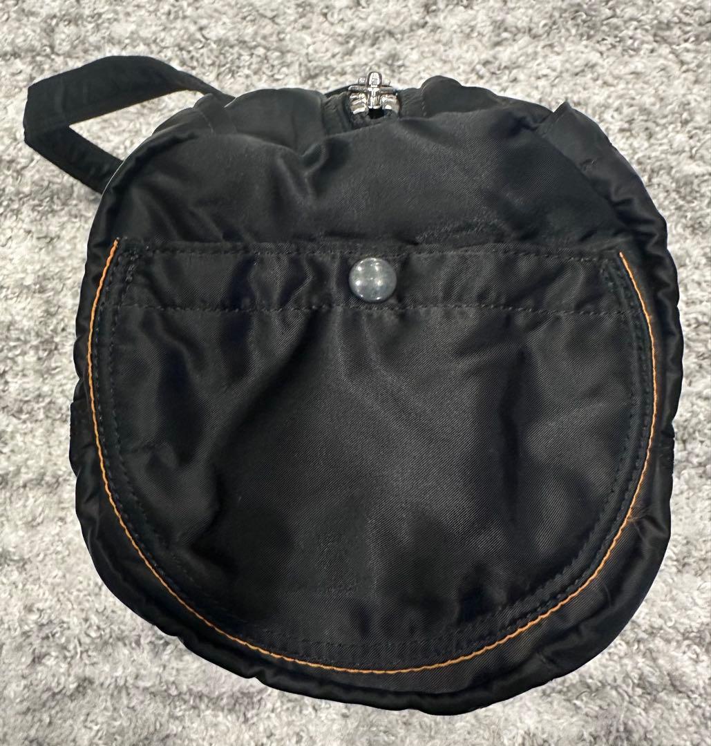 吉田カバン PORTER ブラック ナイロン ドラムバッグ