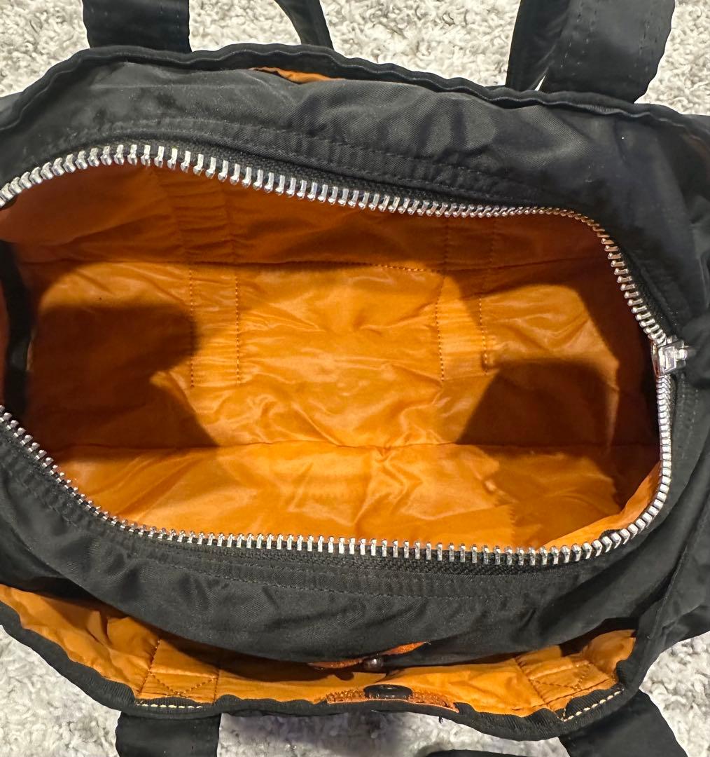 吉田カバン PORTER ブラック ナイロン ドラムバッグ