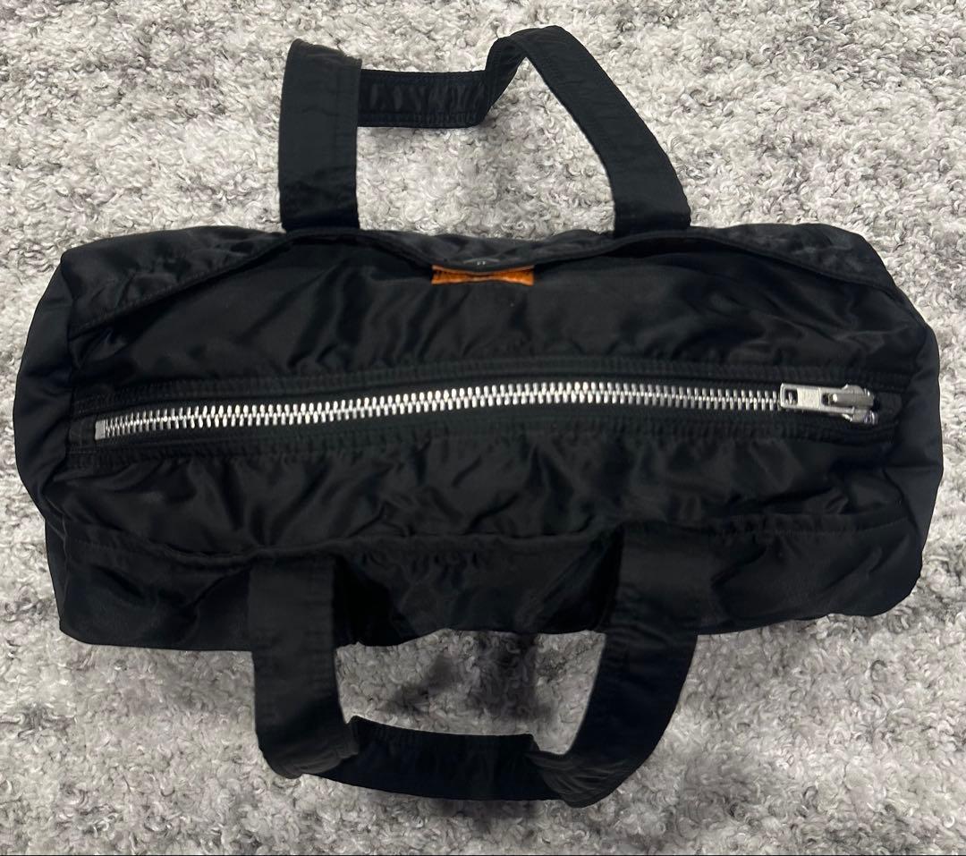 吉田カバン PORTER ブラック ナイロン ドラムバッグ