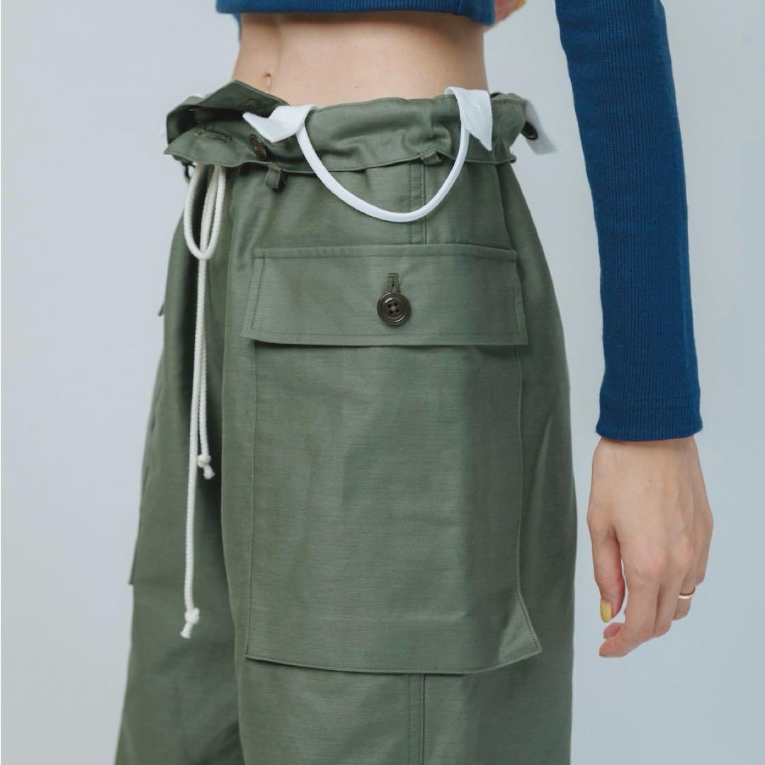【24A/W】AO-62 loop cargo pants / olive