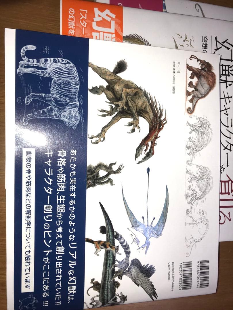 動物・幻獣デザイン、解剖学書5冊セット