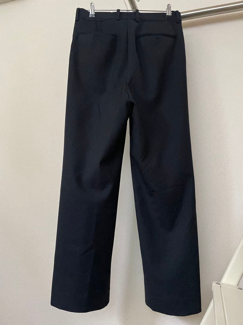 オーラリーWOOLKIDMOHAIRHOPSACKTWO-TUCKSLACKS