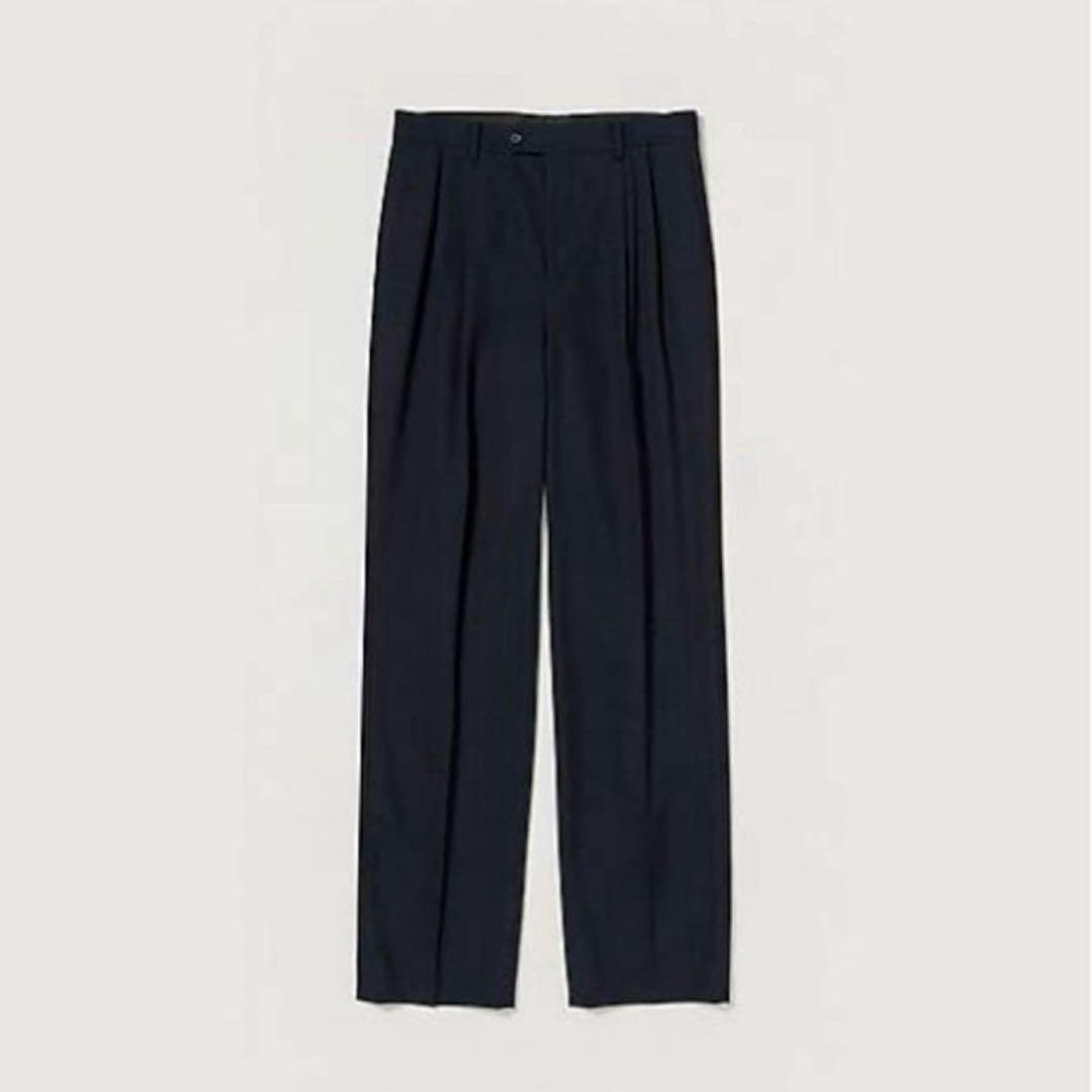 オーラリーWOOLKIDMOHAIRHOPSACKTWO-TUCKSLACKS