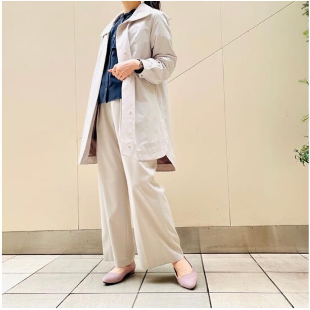 未使用タグ付 リフレクト ライナー付スプリングコート L ベージュ 定価4.1万