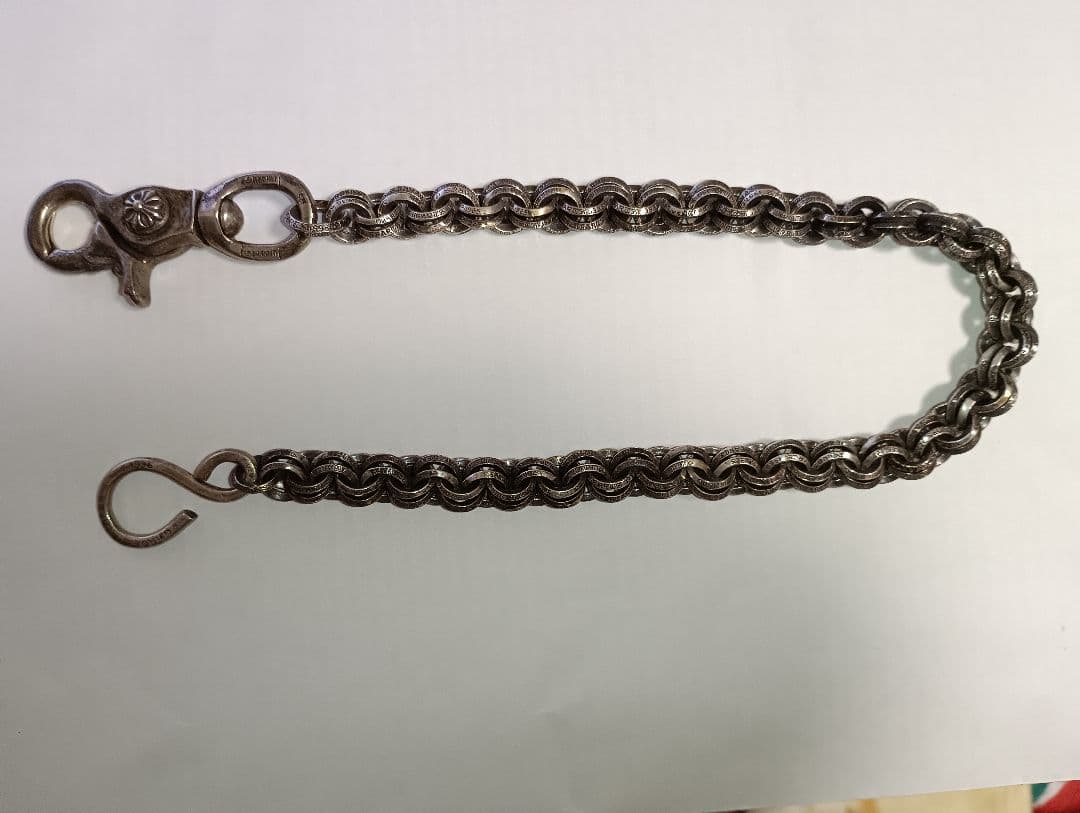 クロムハーツダブルBリングウオレトチェーン廃盤中古