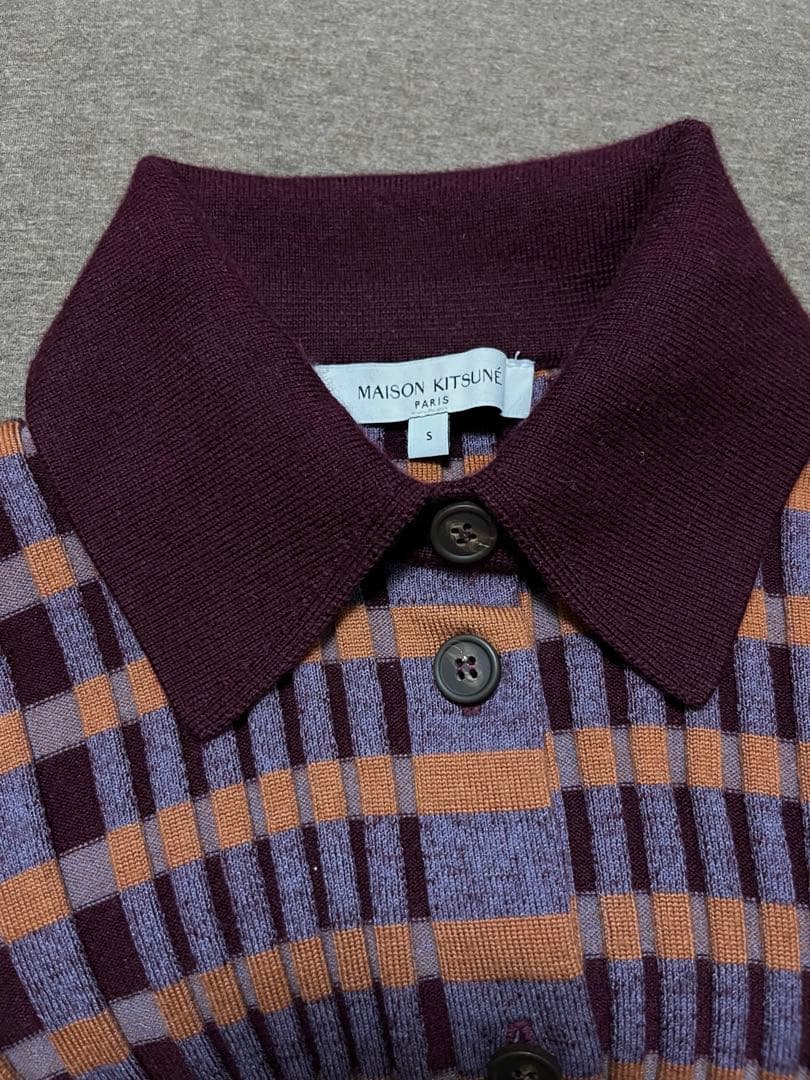 MAISON KITSUNE ニットポロシャツ