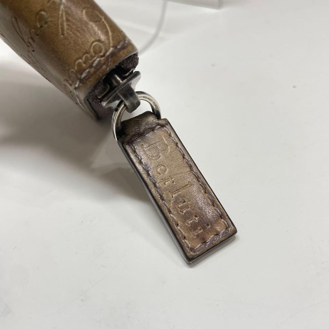 B*n様 BERLUTI ブラウン レザーキーケース カリグラフィー