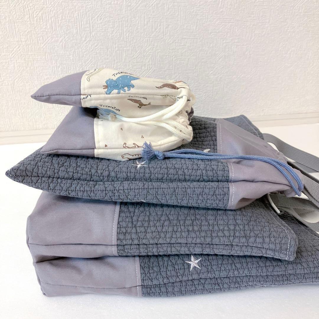 レッスンバッグ 上履き入れ　体操服袋　給食袋✖️2ランチョンマット✖️5