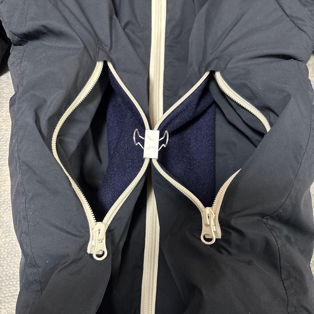 パーリーゲイツ 2WAY ブルゾン ジャケット ベスト ネイビー 中綿 刺繍ロゴ