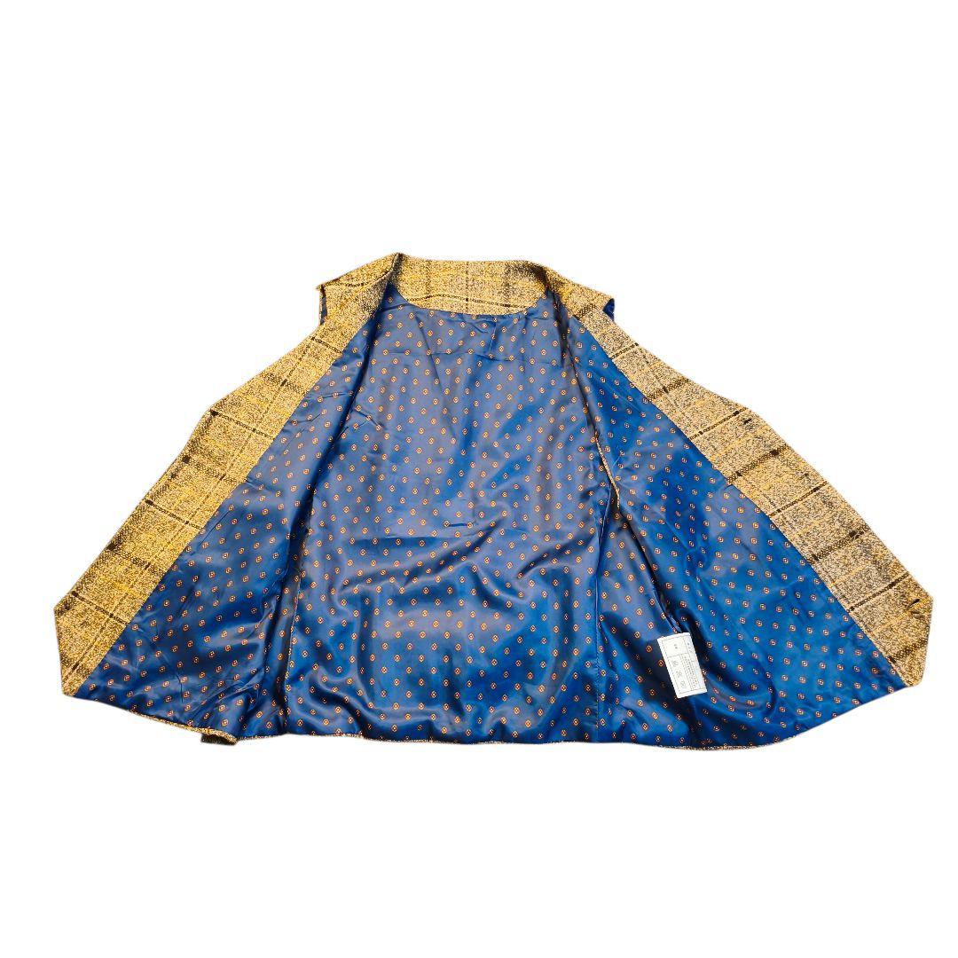 極美品　ASAKUSAIREN 3ピース スーツセット 大きいサイズ チェック柄