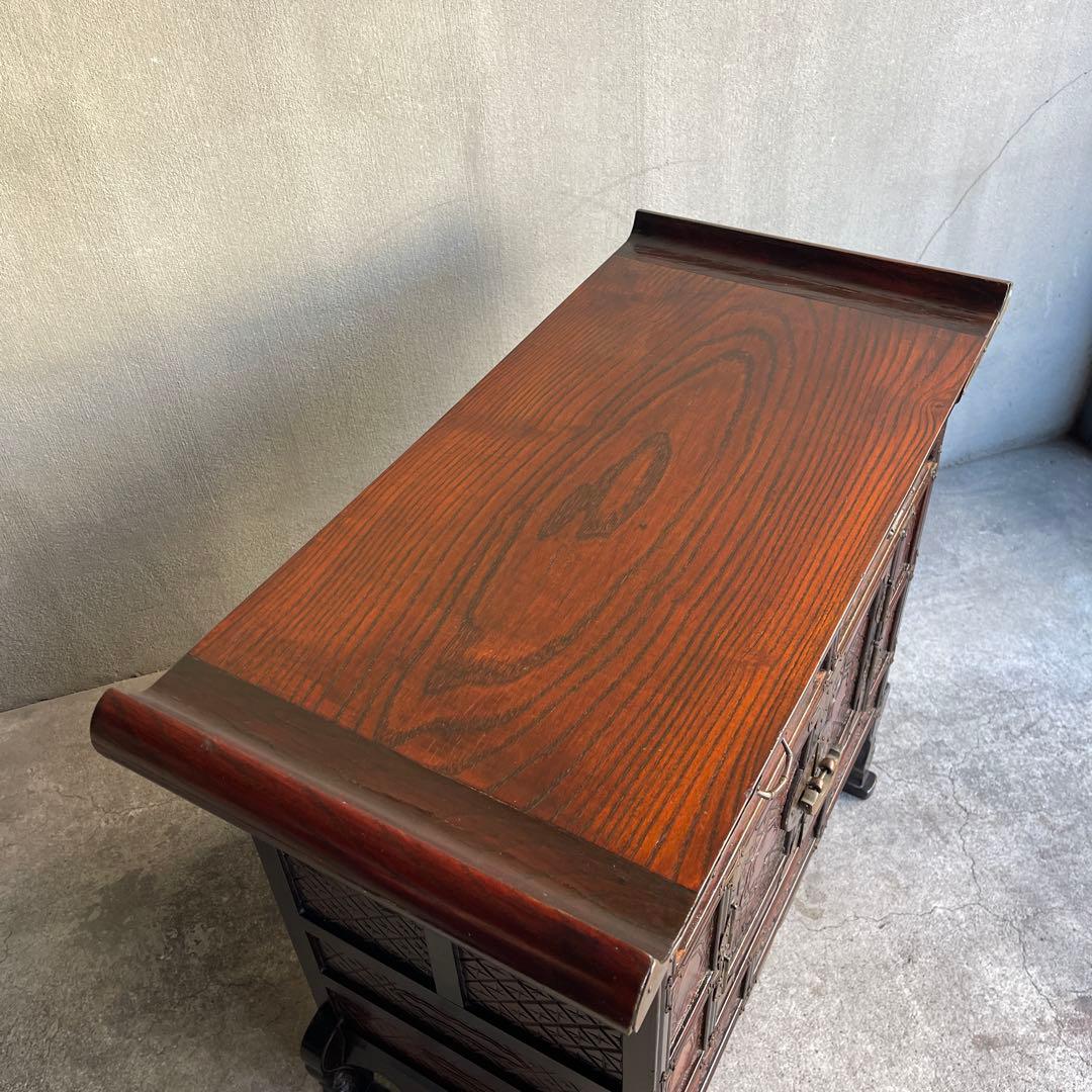 李朝家具　バンダジ　朝鮮家具　オールドヴィンテージ