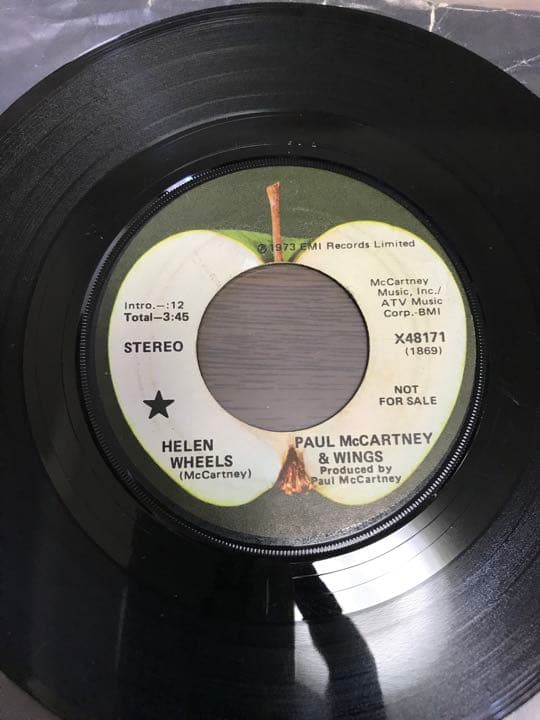 ポールマッカートニーhelen wheels promo mono&stereo