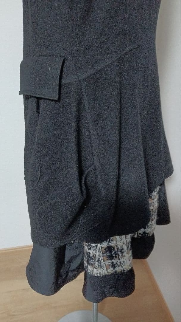 12万　エイココンドウロングベストとスカート/レリアン革バッグ/未使用トップス