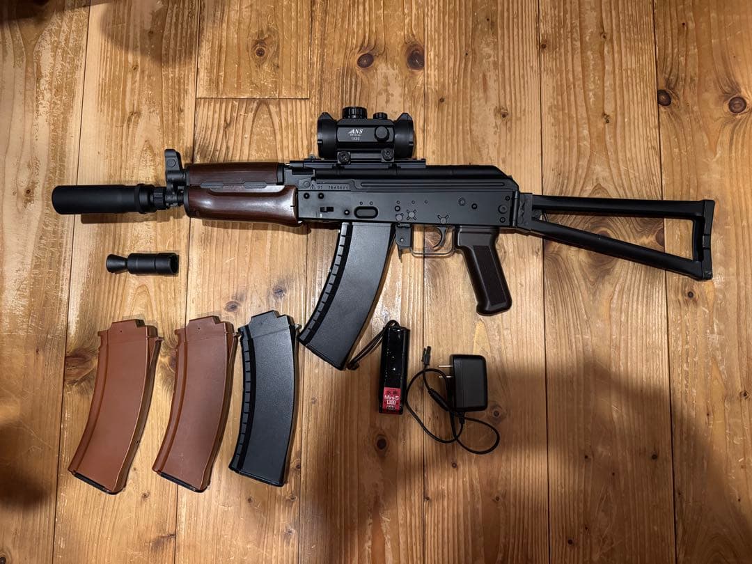 次世代電動ガンAKS74U ドットサイト付