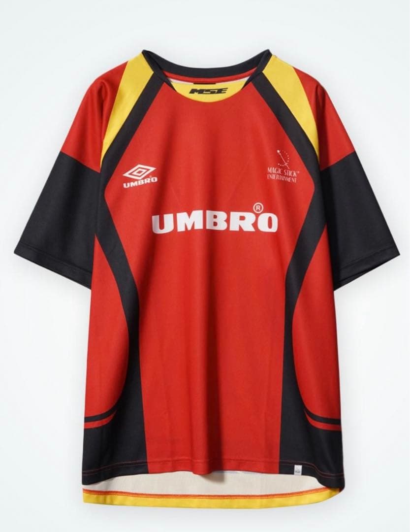 新品・未使用】アンブロ×マジックスティック　サッカージャージ Mサイズ　レッド