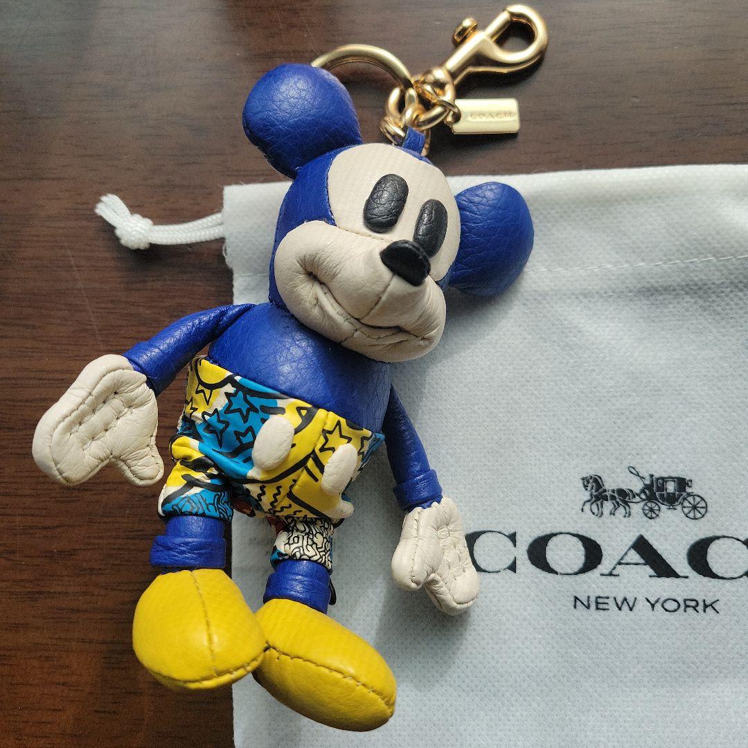 COACH ミッキーマウス キーホルダー