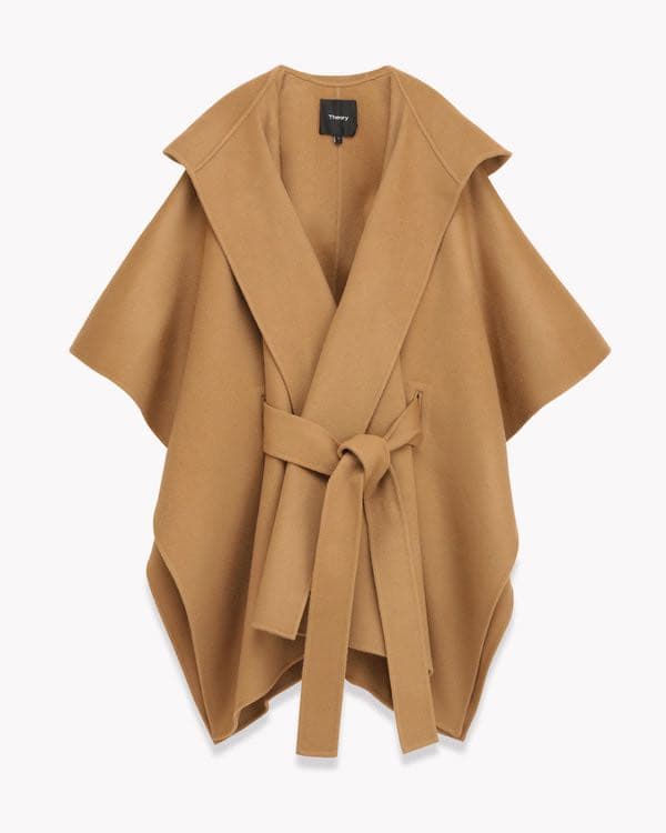theory ポンチョ コート 美品