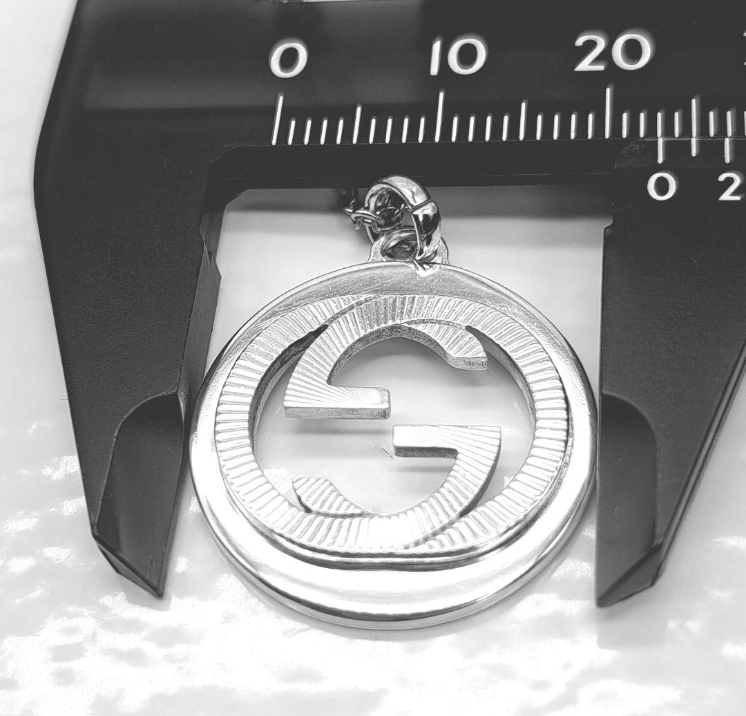 GUCCI インターロッキングGG ギョーシェSV925