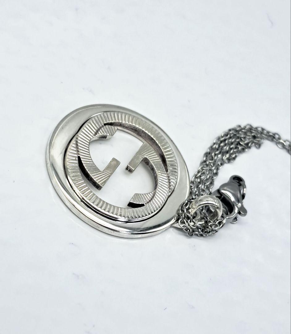 GUCCI インターロッキングGG ギョーシェSV925