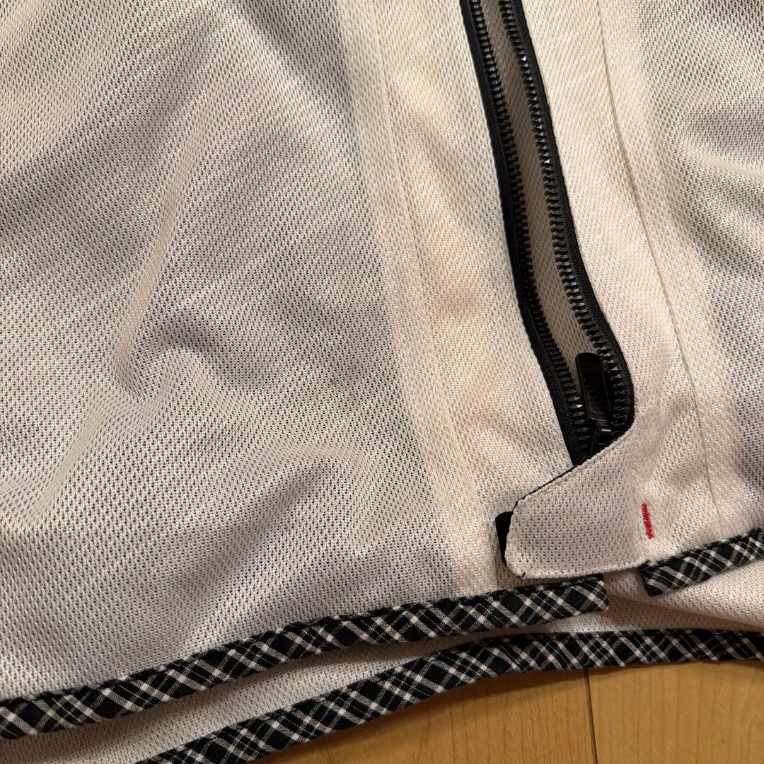 クシタニのK-2422フルメッシュパーカージャケット（イエロー/ブラック）